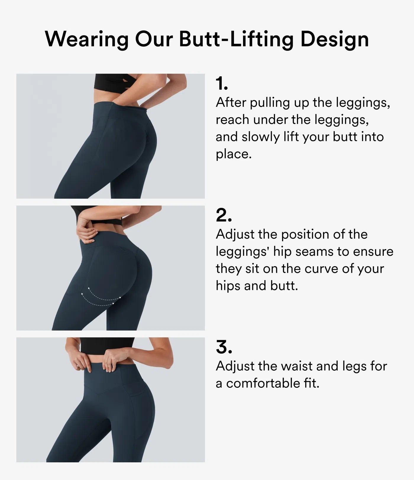 TryHavora UltraSculpt™️ SoCinched High Waisted Scrunch Butt Lifting Tummy Control Pocket Shaping Training Leggings