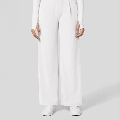 TryHavora Flex High Waisted Plicated Side Pocket Straight Leg Work Pants